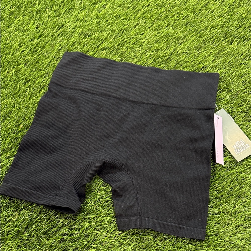 Wild Fable Seamless Stretch Ribbed Spandex Shorts